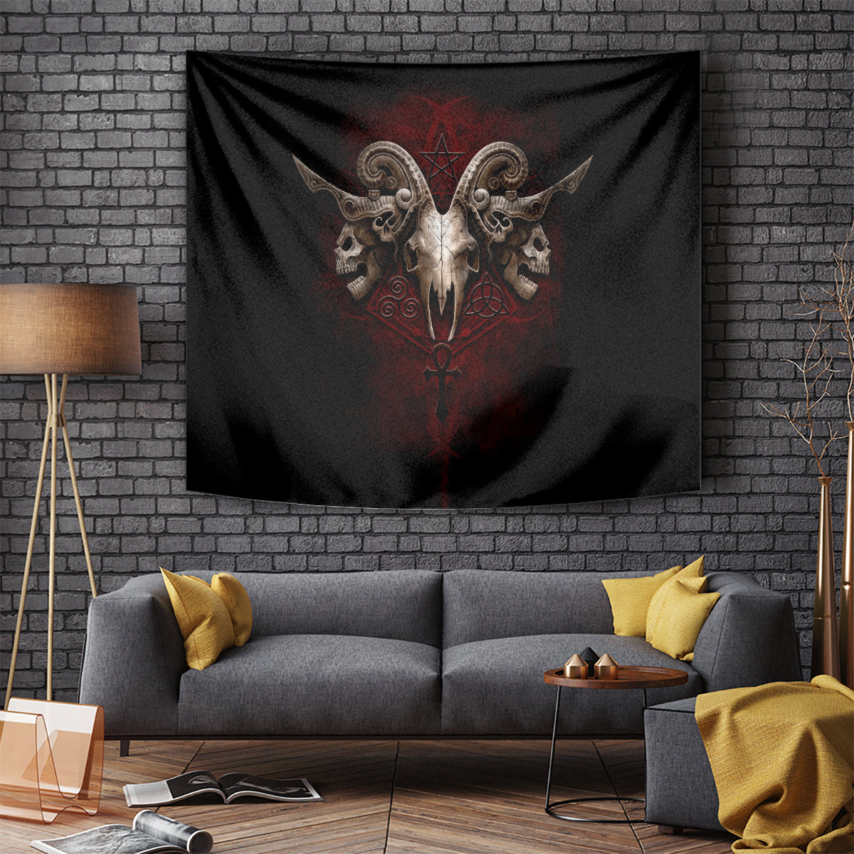 Skull Tapestry Boy Band Queen - Wonder Print Shop