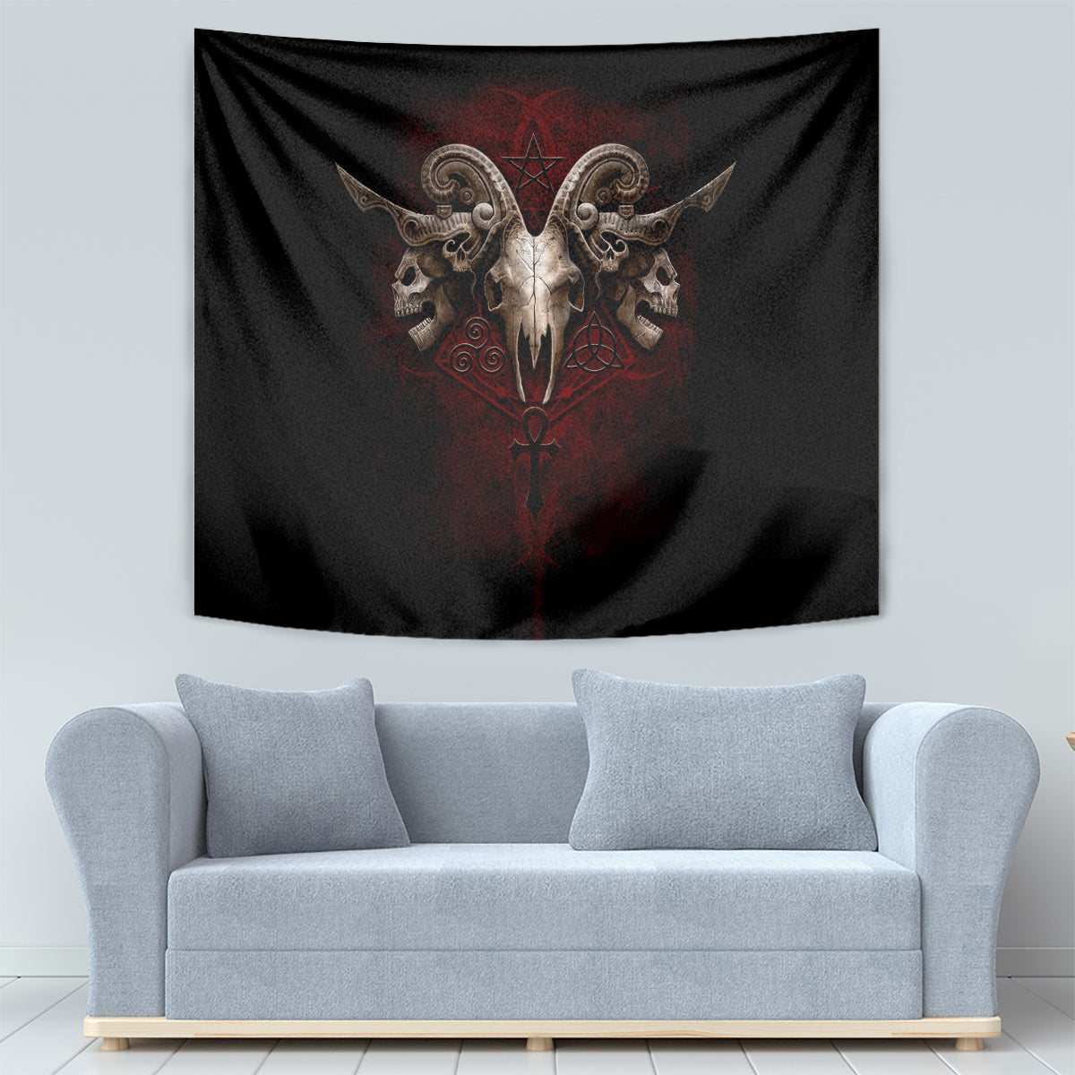 Skull Tapestry Boy Band Queen - Wonder Print Shop