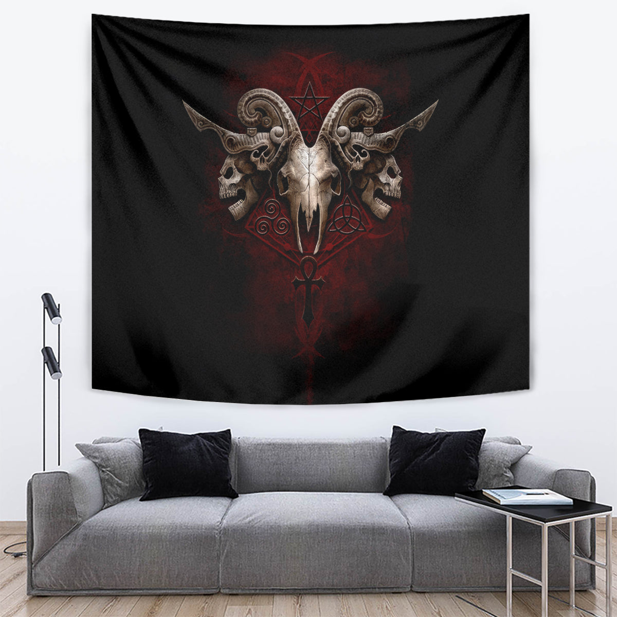 Skull Tapestry Boy Band Queen - Wonder Print Shop