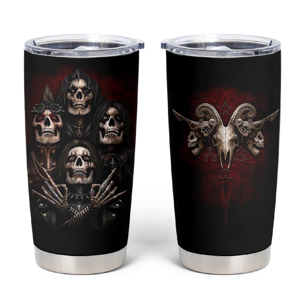 Skull Tumbler Cup Boy Band Queen - Wonder Print Shop