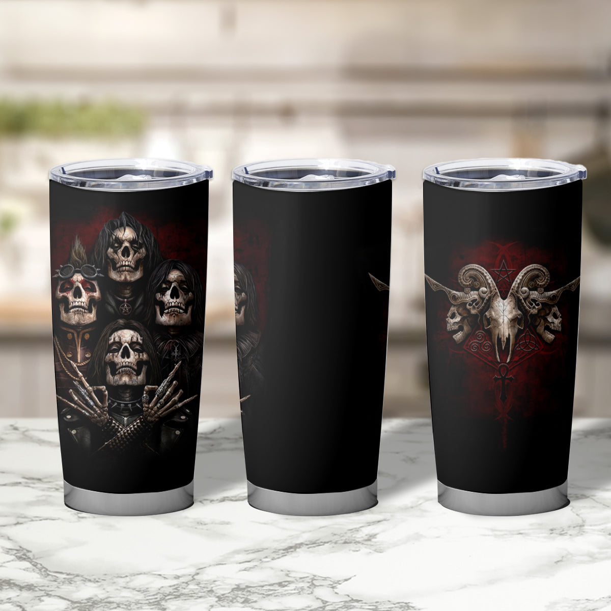 Skull Tumbler Cup Boy Band Queen - Wonder Print Shop