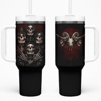 Skull Tumbler With Handle Boy Band Queen - Wonder Print Shop
