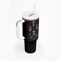 Skull Tumbler With Handle Boy Band Queen - Wonder Print Shop