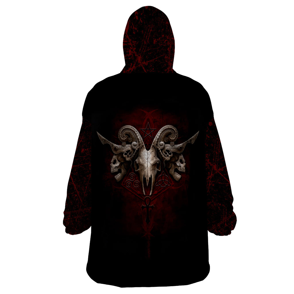 Skull Wearable Blanket Hoodie Boy Band Queen - Wonder Print Shop