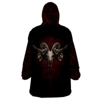 Skull Wearable Blanket Hoodie Boy Band Queen - Wonder Print Shop