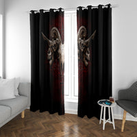 Skull Window Curtain Boy Band Queen - Wonder Print Shop
