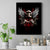 Skull Canvas Wall Art Blood Skull Survivor - Wonder Print Shop