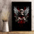 Skull Canvas Wall Art Blood Skull Survivor - Wonder Print Shop