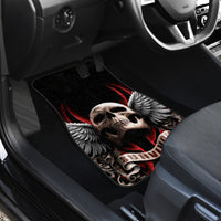 Skull Car Mats Blood Skull Survivor - Wonder Print Shop