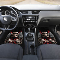 Skull Car Mats Blood Skull Survivor - Wonder Print Shop