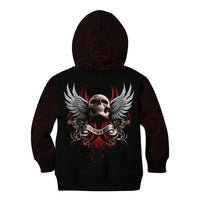 Skull Kid Hoodie Blood Skull Survivor - Wonder Print Shop