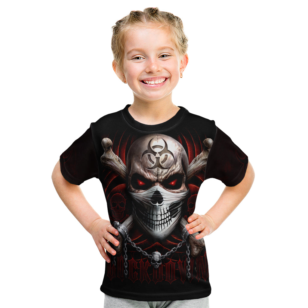 Skull Kid T Shirt Blood Skull Survivor - Wonder Print Shop