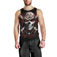 Skull Men Tank Top Blood Skull Survivor DT01