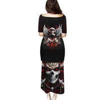 Skull Puletasi Blood Skull Survivor - Wonder Print Shop