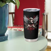 Skull Tumbler Cup Blood Skull Survivor - Wonder Print Shop