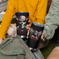 Skull Tumbler Cup Blood Skull Survivor - Wonder Print Shop