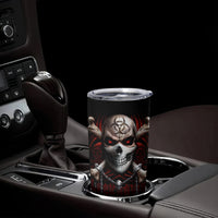 Skull Tumbler Cup Blood Skull Survivor - Wonder Print Shop