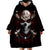 Skull Wearable Blanket Hoodie Blood Skull Survivor - Wonder Print Shop
