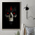 Skull Canvas Wall Art Black Reaper - Wonder Print Shop