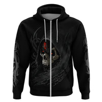 Skull Hoodie Black Reaper - Wonder Print Shop
