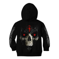 Skull Kid Hoodie Black Reaper - Wonder Print Shop
