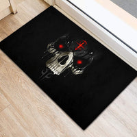 Skull Rubber Doormat Black Reaper - Wonder Print Shop