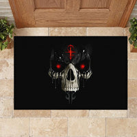 Skull Rubber Doormat Black Reaper - Wonder Print Shop