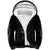 Skull Sherpa Hoodie Black Reaper - Wonder Print Shop