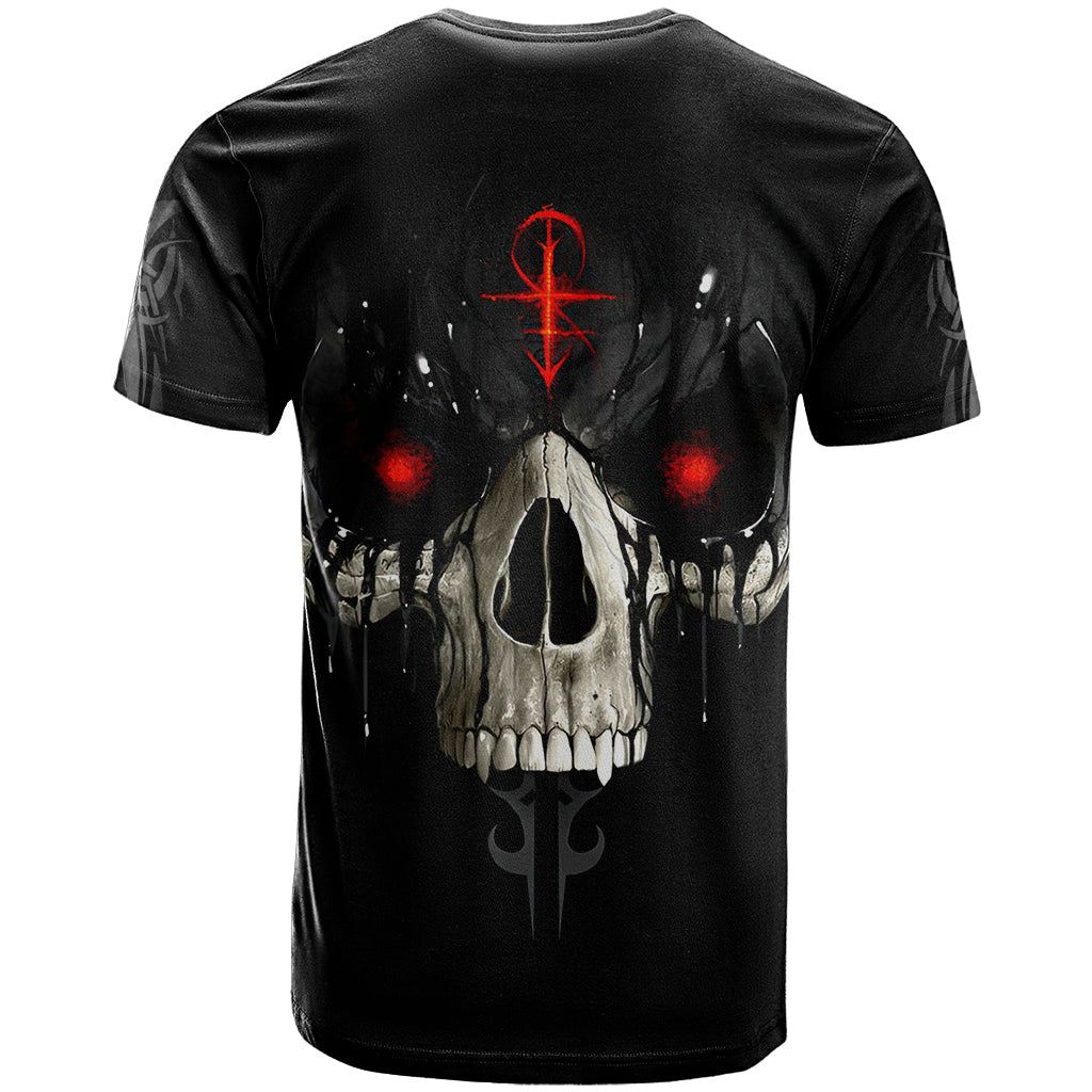 Skull T Shirt Black Reaper - Wonder Print Shop