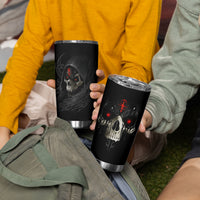 Skull Tumbler Cup Black Reaper - Wonder Print Shop