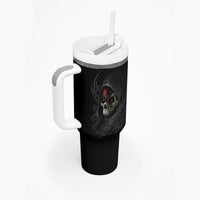 Skull Tumbler With Handle Black Reaper - Wonder Print Shop