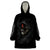 Skull Wearable Blanket Hoodie Black Reaper - Wonder Print Shop