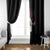 Skull Window Curtain Black Reaper - Wonder Print Shop