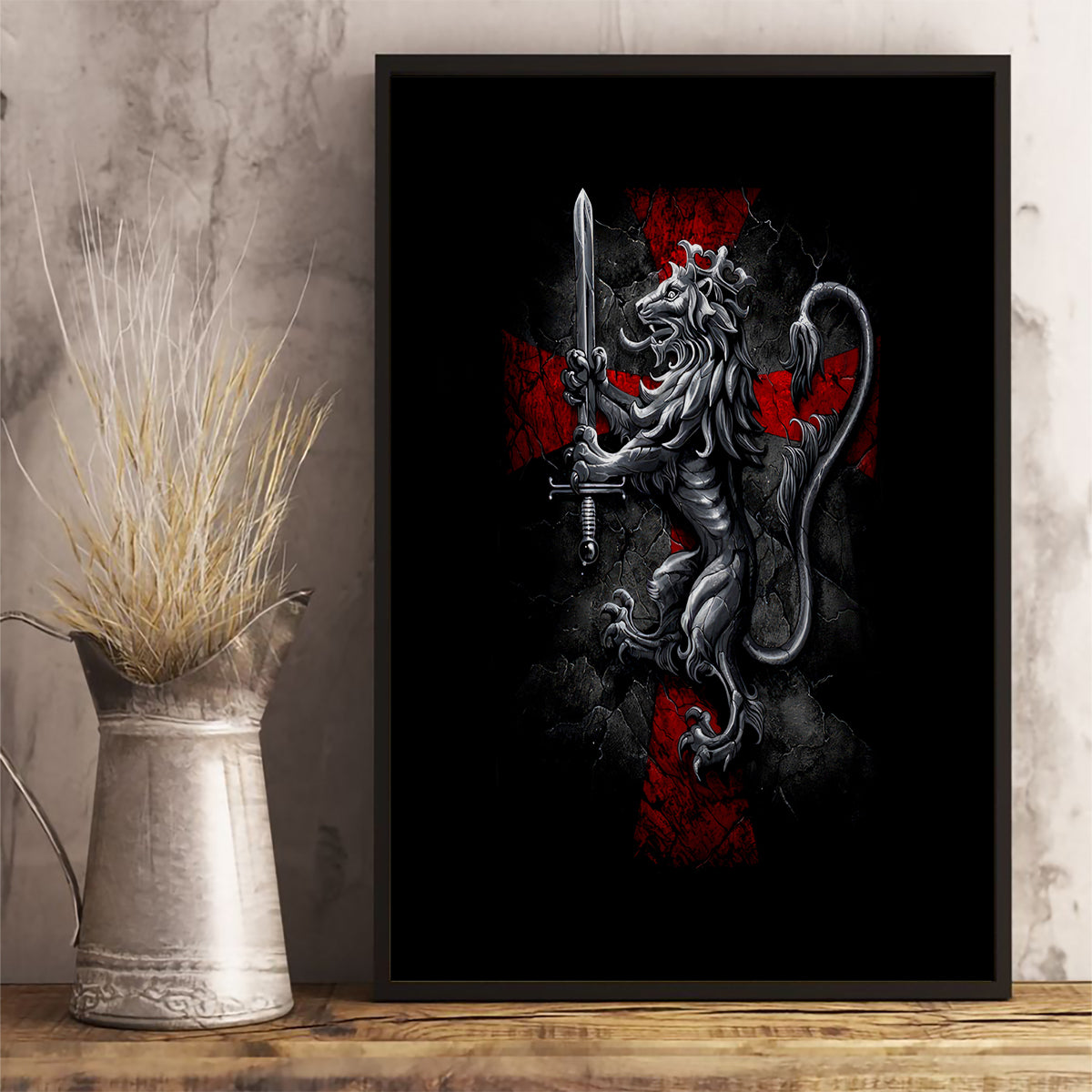 Skull Canvas Wall Art Death Skull Crusader - Wonder Print Shop
