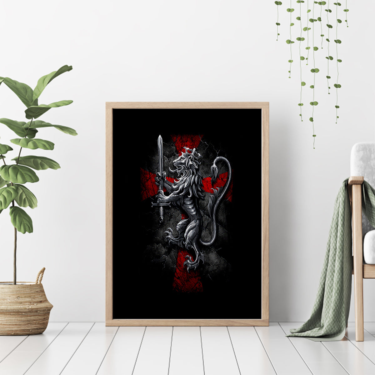 Skull Canvas Wall Art Death Skull Crusader - Wonder Print Shop