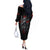 Skull Off The Shoulder Long Sleeve Dress Death Skull Crusader - Wonder Print Shop