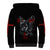 Skull Sherpa Hoodie Death Skull Crusader - Wonder Print Shop