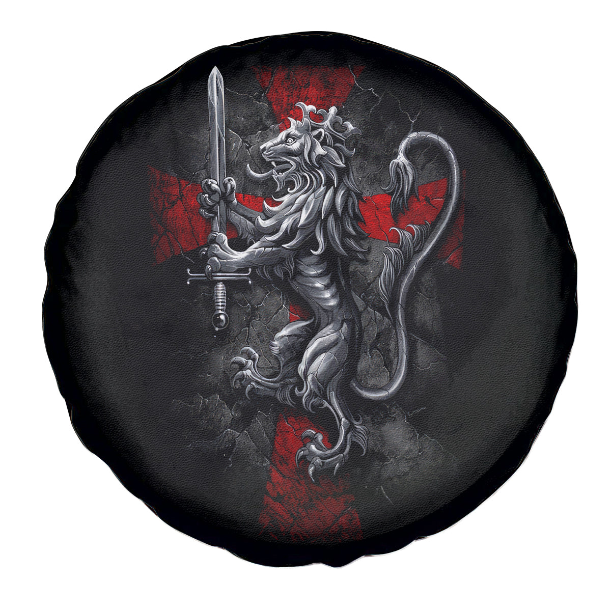 Skull Spare Tire Cover Death Skull Crusader - Wonder Print Shop