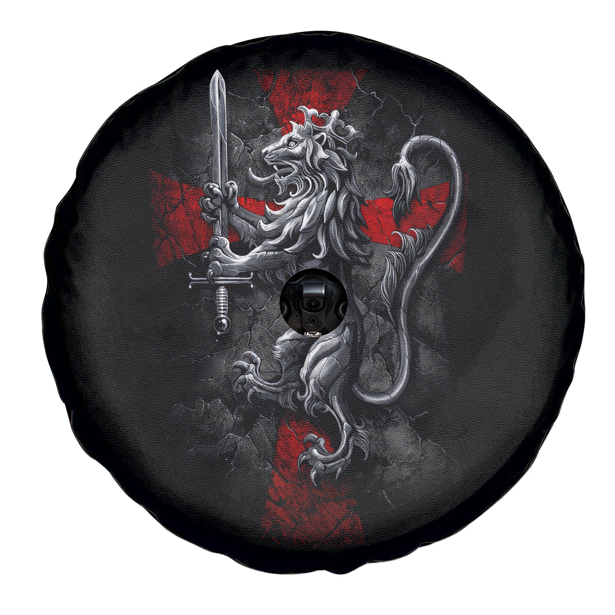 Skull Spare Tire Cover Death Skull Crusader - Wonder Print Shop