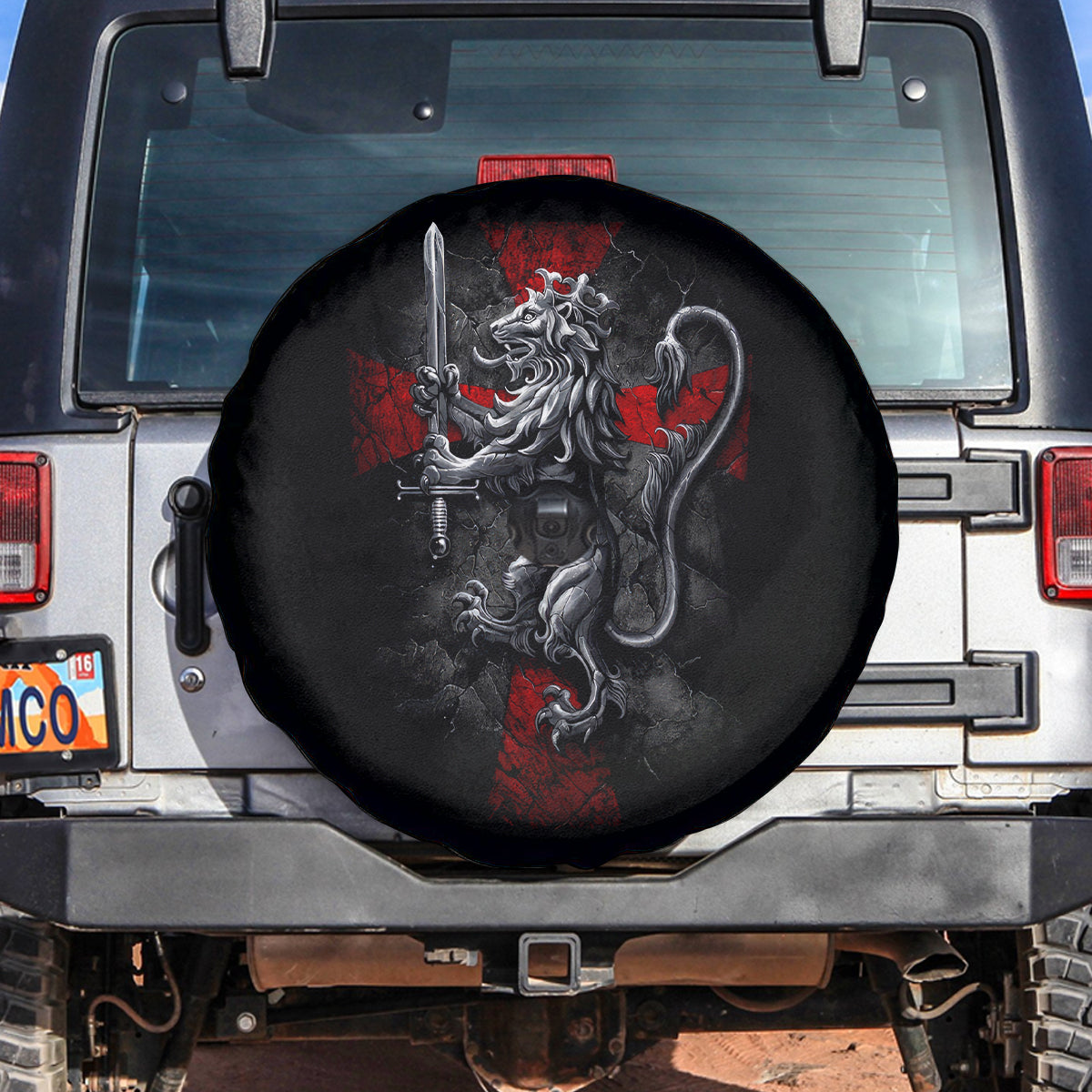 Skull Spare Tire Cover Death Skull Crusader - Wonder Print Shop
