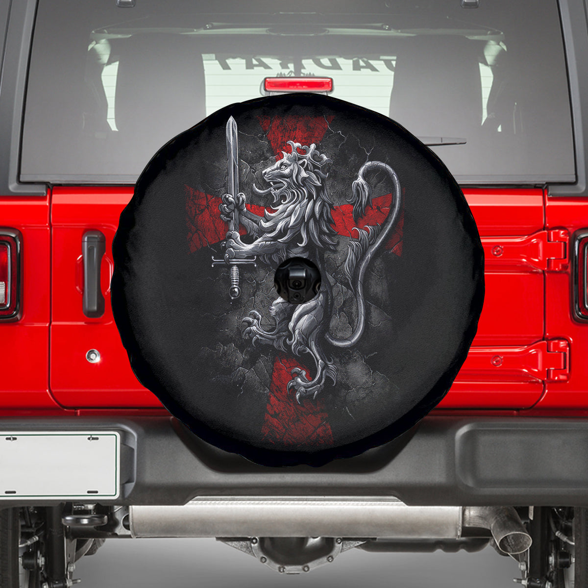 Skull Spare Tire Cover Death Skull Crusader - Wonder Print Shop