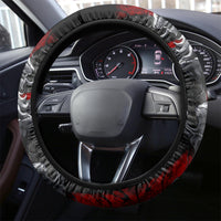 Skull Steering Wheel Cover Death Skull Crusader - Wonder Print Shop