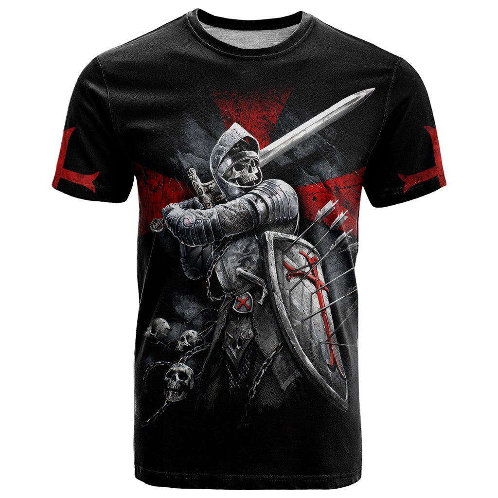 Skull T Shirt Death Skull Crusader - Wonder Print Shop