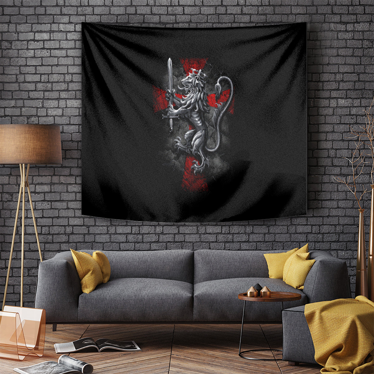 Skull Tapestry Death Skull Crusader - Wonder Print Shop