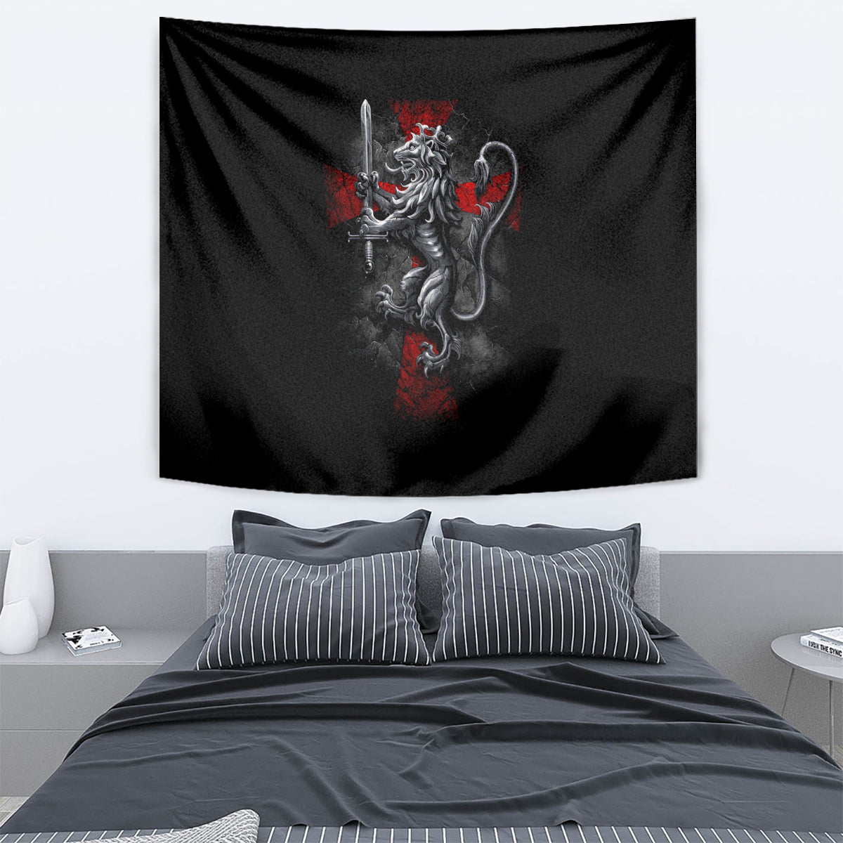 Skull Tapestry Death Skull Crusader - Wonder Print Shop