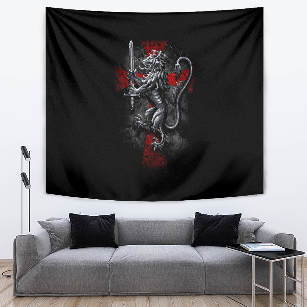 Skull Tapestry Death Skull Crusader - Wonder Print Shop