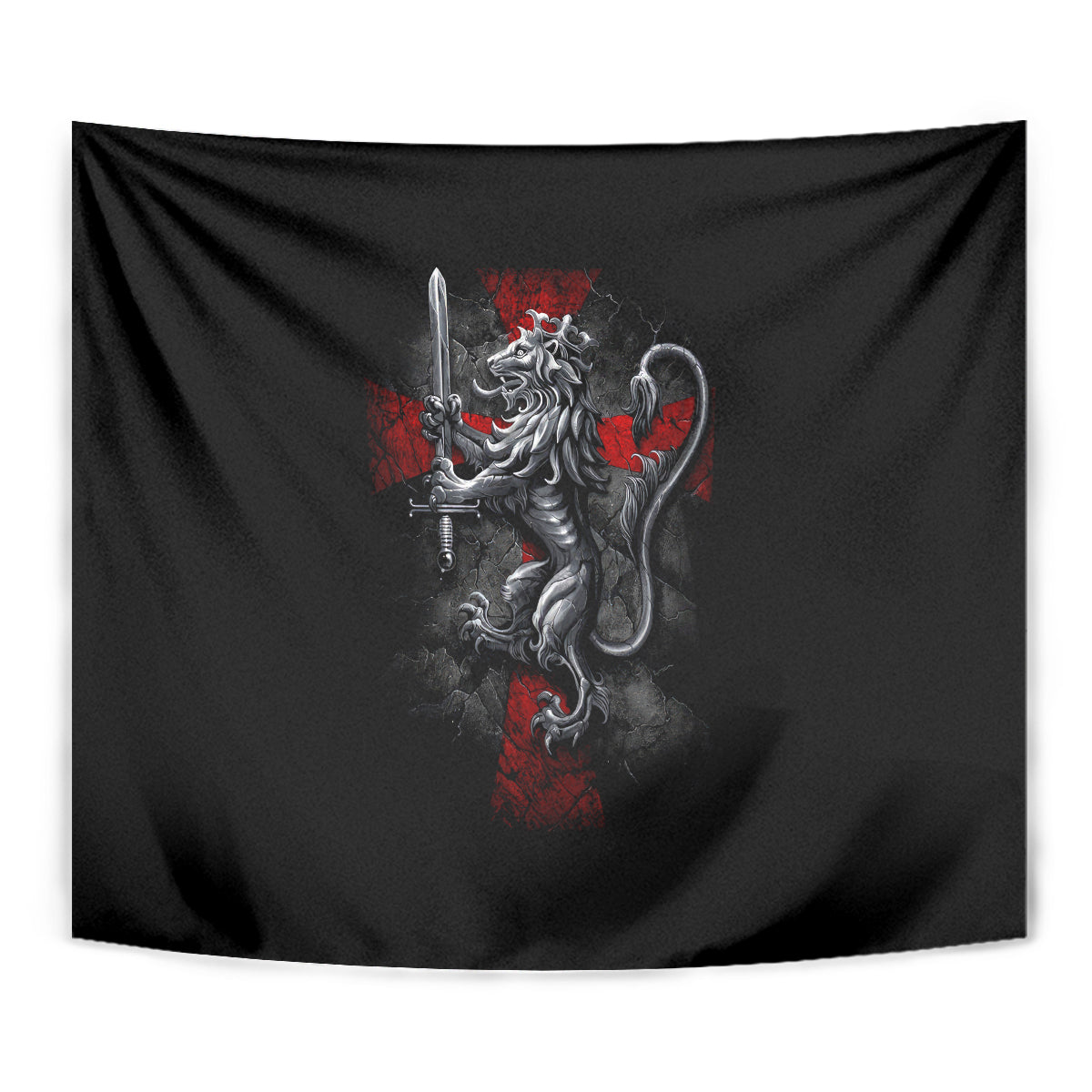 Skull Tapestry Death Skull Crusader - Wonder Print Shop