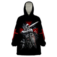 Skull Wearable Blanket Hoodie Death Skull Crusader - Wonder Print Shop