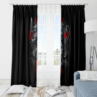 Skull Window Curtain Death Skull Crusader - Wonder Print Shop