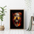 Skull Canvas Wall Art Fire Skull Tattoo Scream - Wonder Print Shop